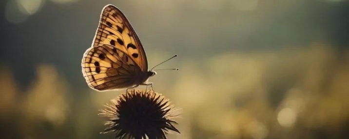 Papallona sobre una flor